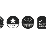 NYC Contractor Trust Badges – Licensed, Local, Transparent, Guaranteed Licensed and insured contractor trust badges including local experts, transparent pricing, and satisfaction guaranteed.